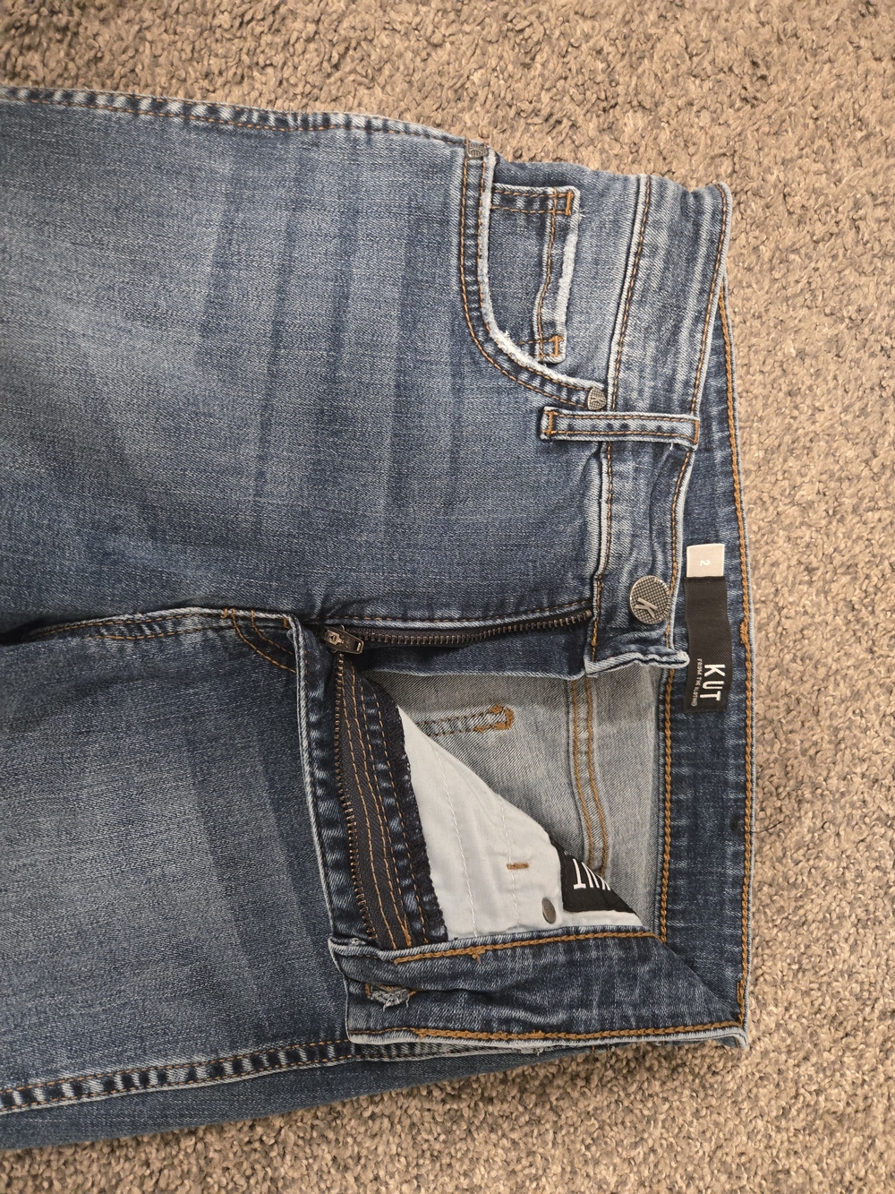 Kut from the Kloth Medium Blue Skinny Jeans